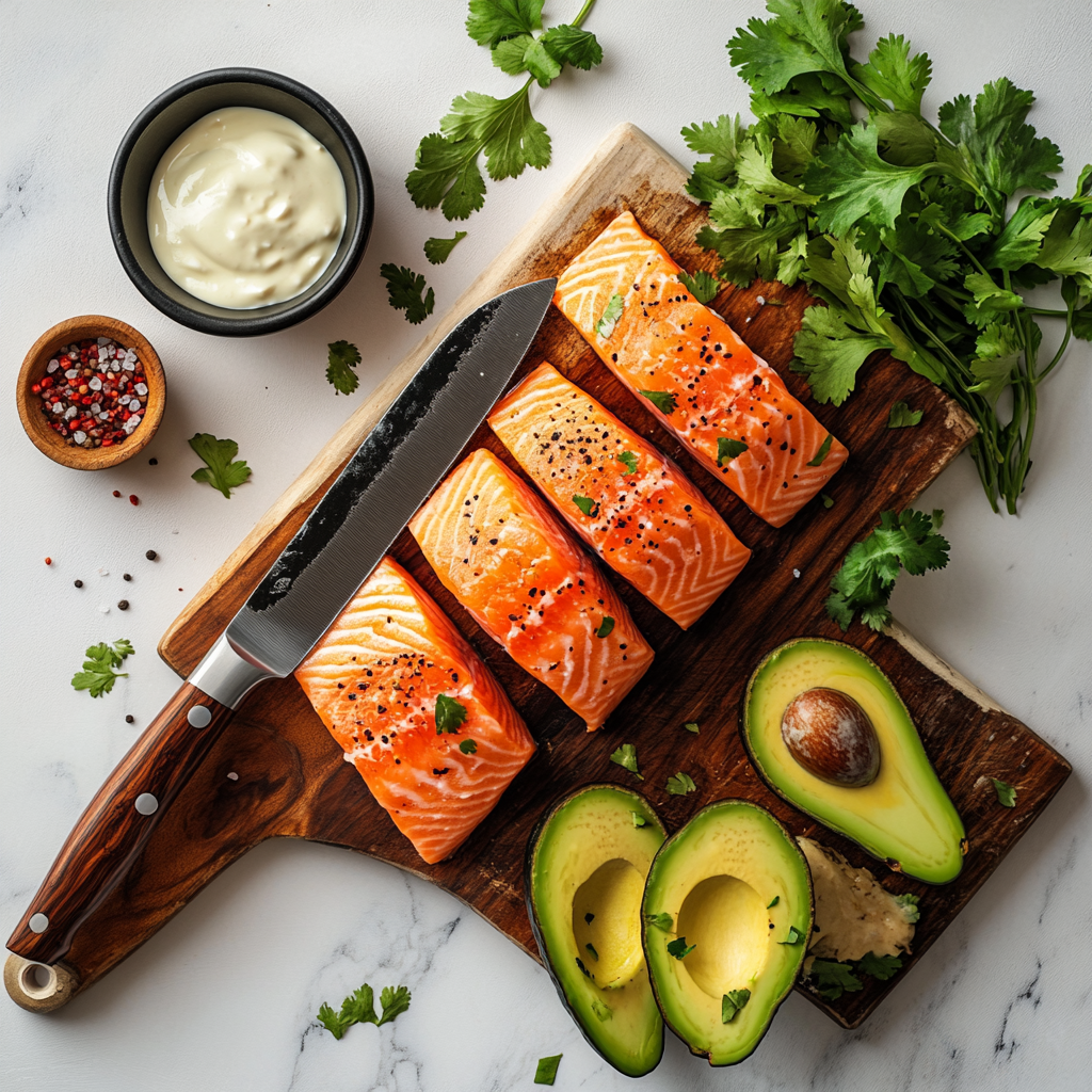 Salmon-Avocado-Toast-Ingredients