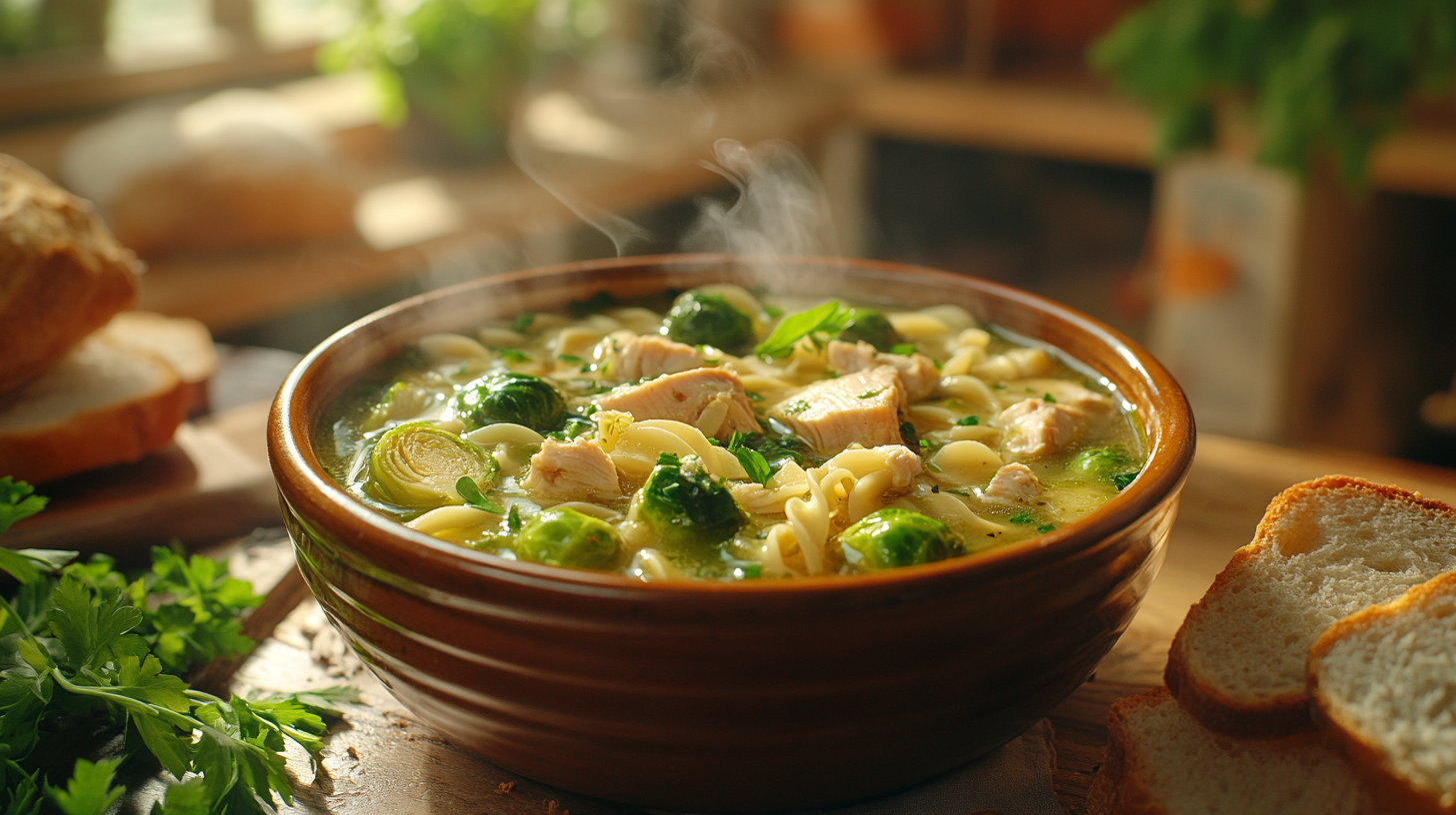 brussel-sprouts-chicken-noodle-soup