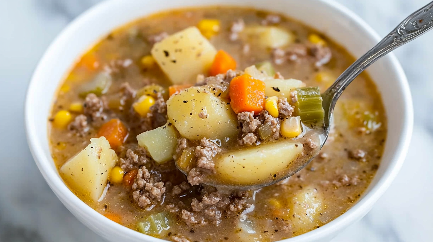 crockpot-creamy-potato-and-hamburger-soup-2