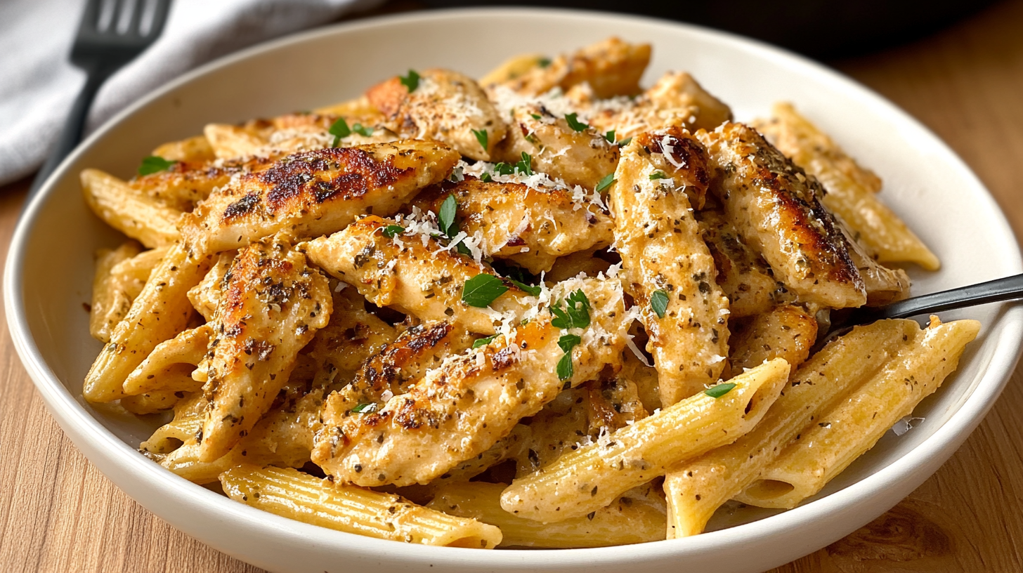 garlic-parmesan-chicken-pasta