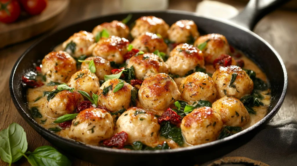 slow-cooker-tuscan-chicken-meatballs-with-gnocchi