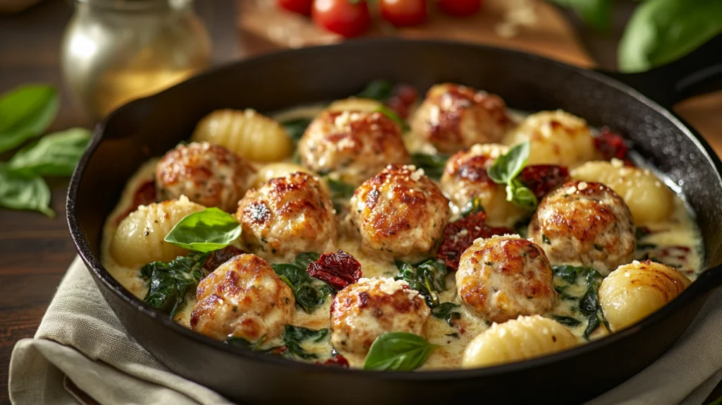 slow-cooker-tuscan-chicken-meatballs-with-gnocchi-2