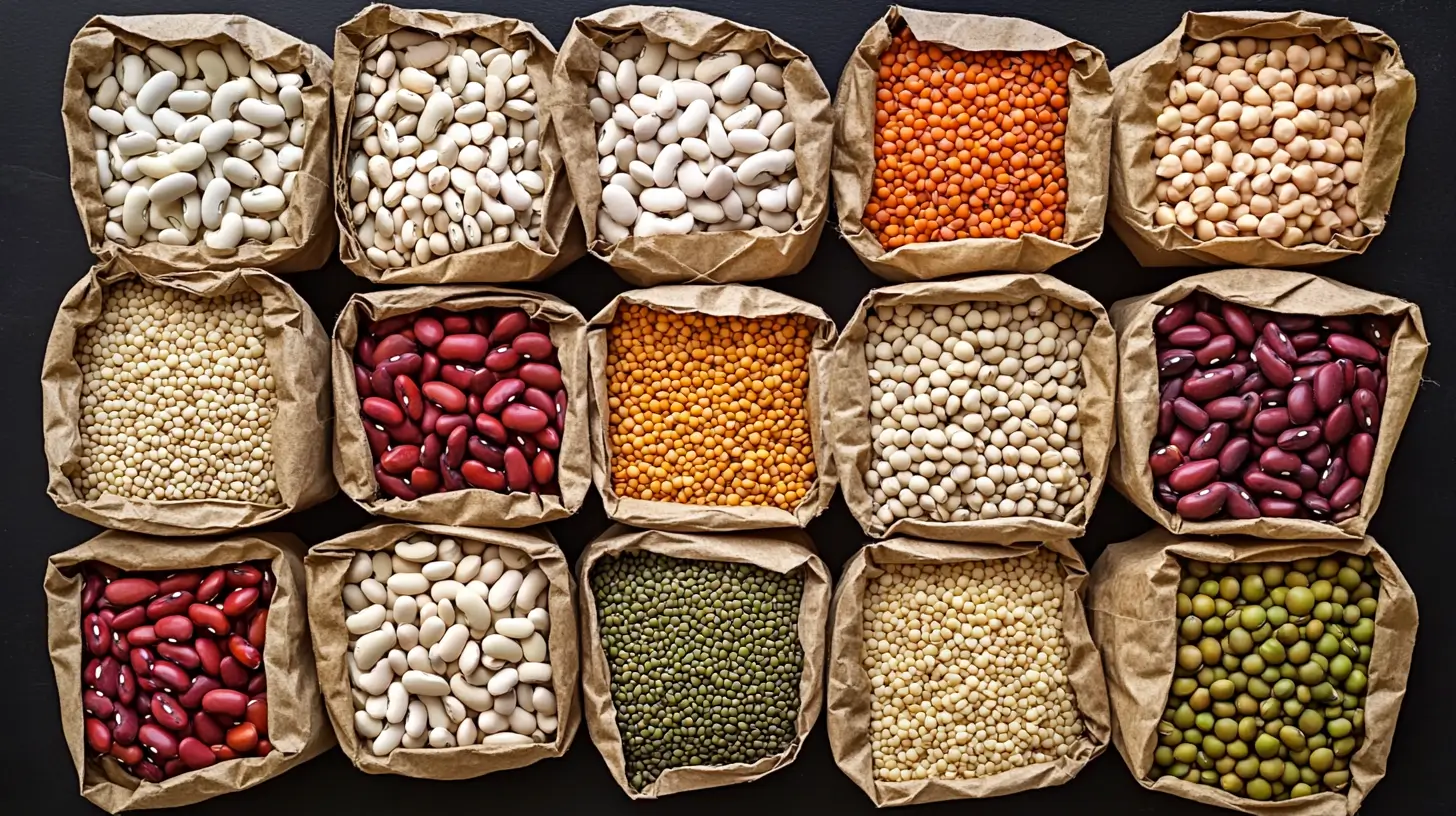 How to sort mixed beans and lentils.